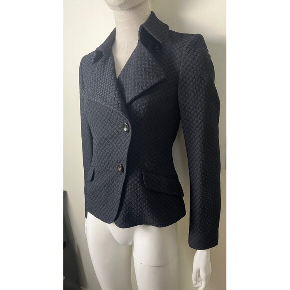 PIAZZA SEMPIONI BLACK QUILTED MOTO TRENCH 40 4 - Picture 4 of 10